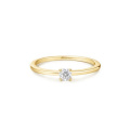 Ania Haie Sunny Sparkler Goldener Klassischer Schmaler Stapelring